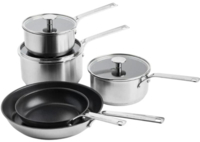 Набір посуду KitchenAid SSS, 8 предметів, 16/18/20 см, 1,49/2,13/3,11 л, 20+28 см (CC004221-001)
