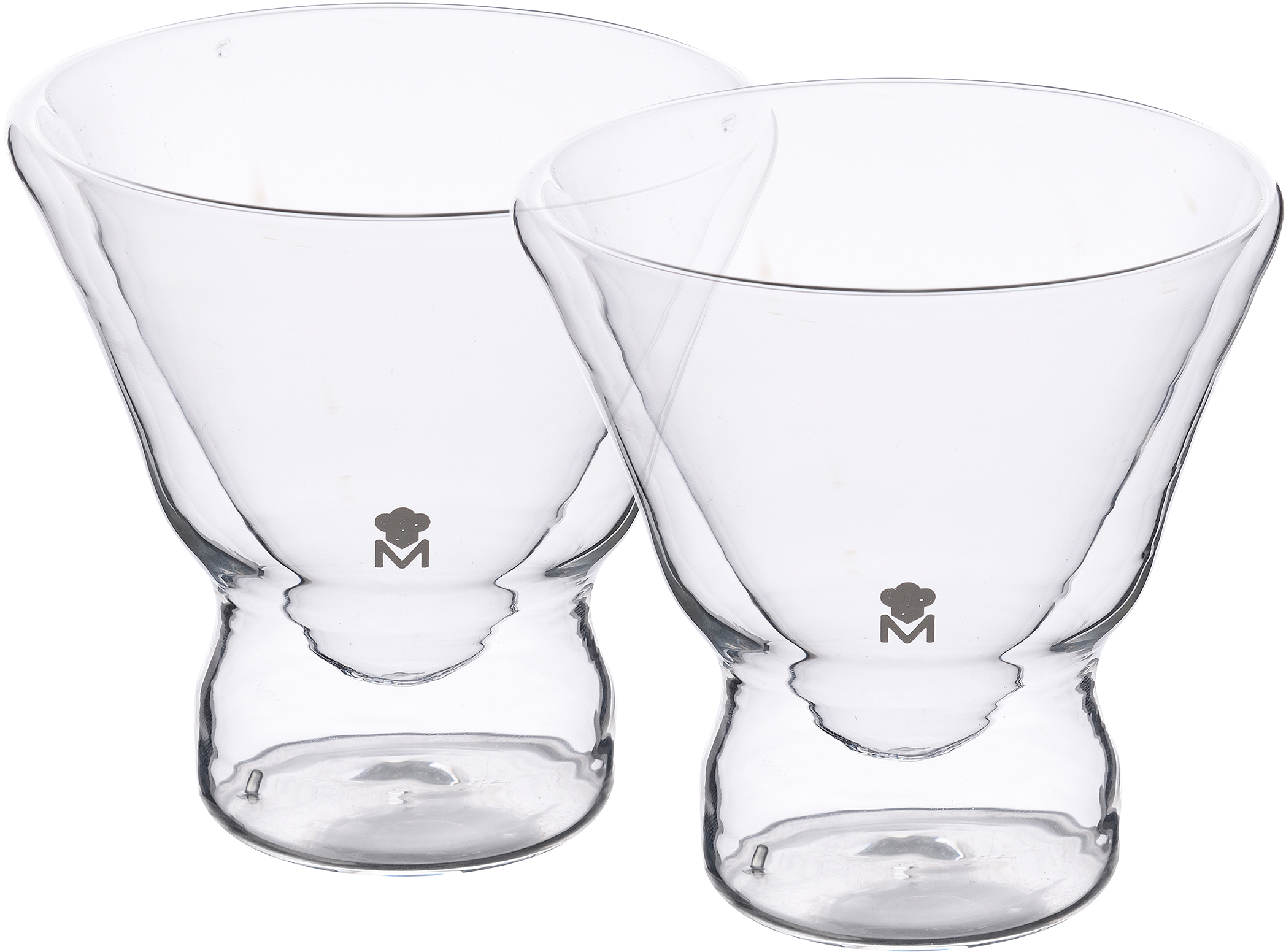 Набор стаканов для коктейлей с двойными стенками MasterPro Mixology, 230 мл, 2 шт (BGMP-20202) фото1