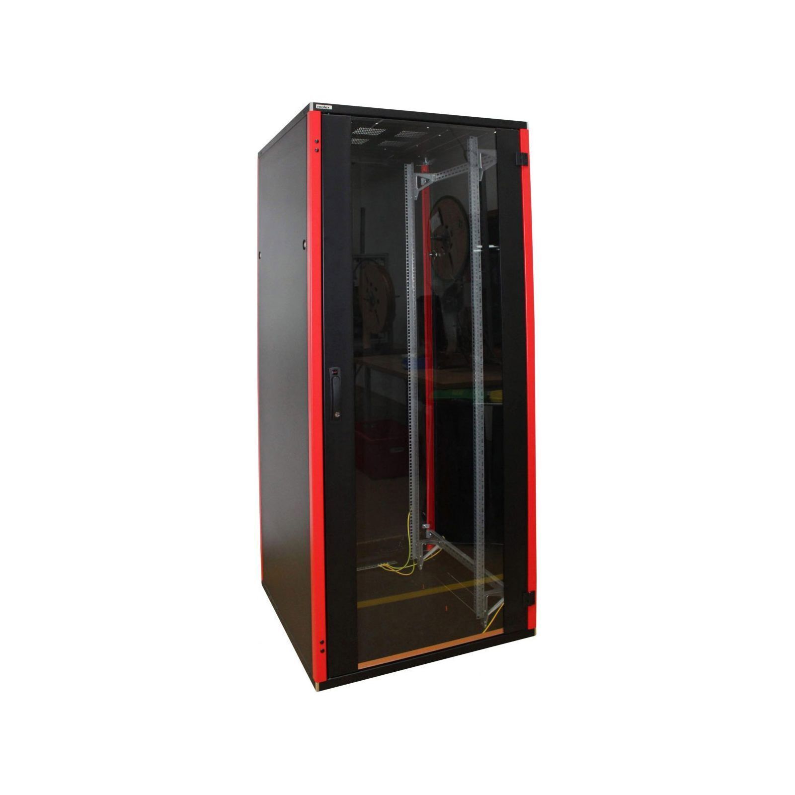Шафа серверна MOLEX 19" 42U 600x1000 RAL9005, перфоровані двері (RAA-42610-PPBB-3CZ) фото1