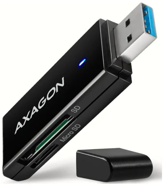 Кардрідер Axagon SuperSpeed USB-A card reader 9CRE-S2N) фото1