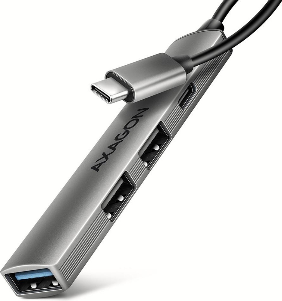Концентратор Axagon USB3.2 4PORT 0.12M (HUE-STC) фото1