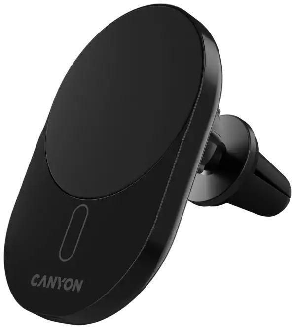 Автомобильное зарядное устройство Canyon OnGrip 105 15W Qi2 Wireless Black (CNS-CCH105B) фото1
