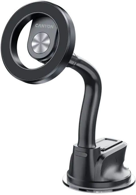 Автомобільний тримач Canyon OnGrip 12 suction + air vent Black (CNS-CCHM12) фото1