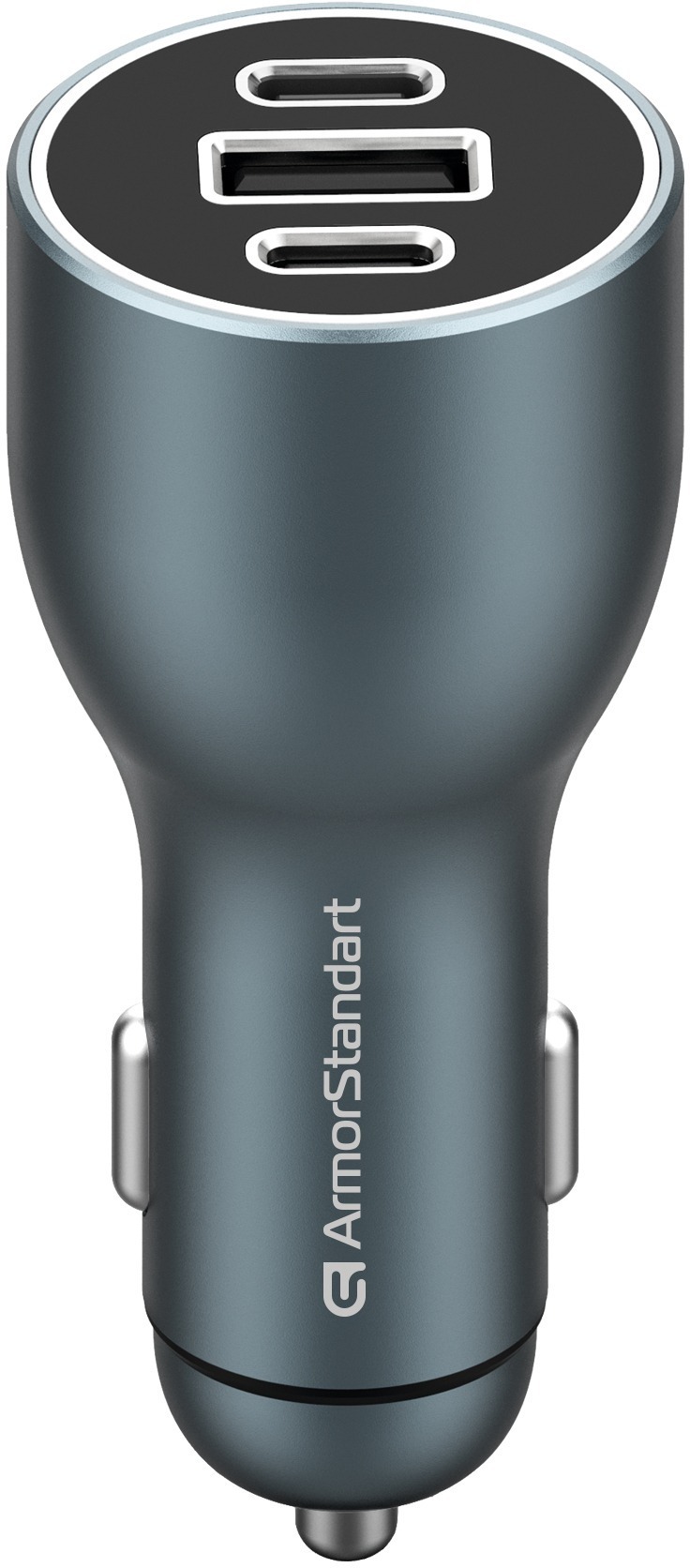 Автомобільний зарядний пристрій ArmorStandart Resolute Power ASPP-21 120W 2xUSB-C, USB (ARM70026) фото1
