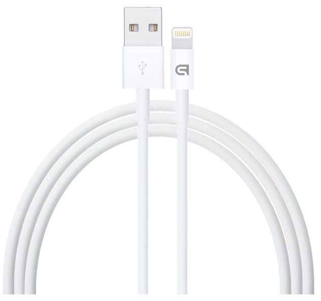Кабель ArmorStandart AMD818 Lightning to USB Cable 1m white (ARM58523) фото1