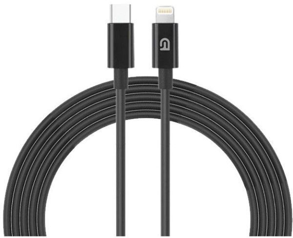 Кабель ArmorStandart AMQGJ2BL Lightning to USB-C Cable 1.2m black (ARM64374) фото1