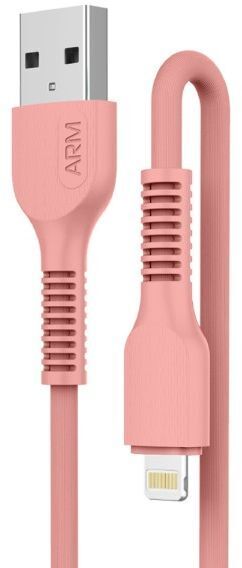 Кабель ArmorStandart AR88 USB to Lightning 2,4A 1m Peach (ARM65286) фото1