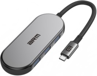 Хаб USB-C ArmorStandart Type-C to HD4K/PD/3USB/TF/SDcard Grey (ARM69366)