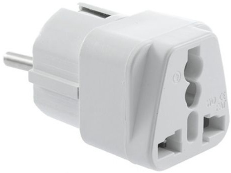 Переходник ARMORSTANDART с английской на евророзетку White (ARM11569) фото1