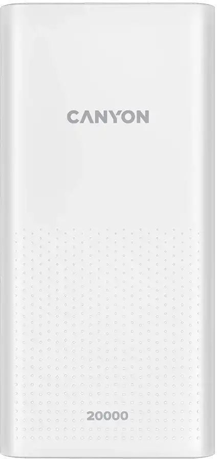 Портативний акумулятор Canyon PB-2001 20000mAh White (CNE-CPB2001W) фото1