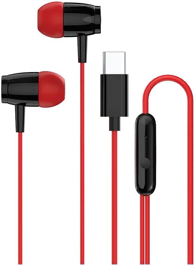 Наушники Canyon SEP-5 Type-C Red (CNS-CEP5R)