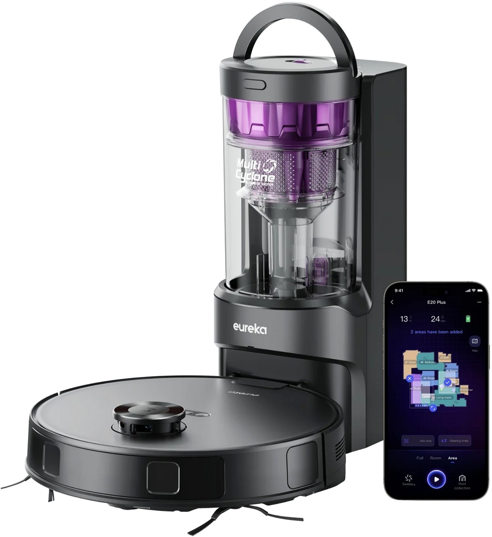 Робот-пилосос миючий Eureka E20 Plus фото1