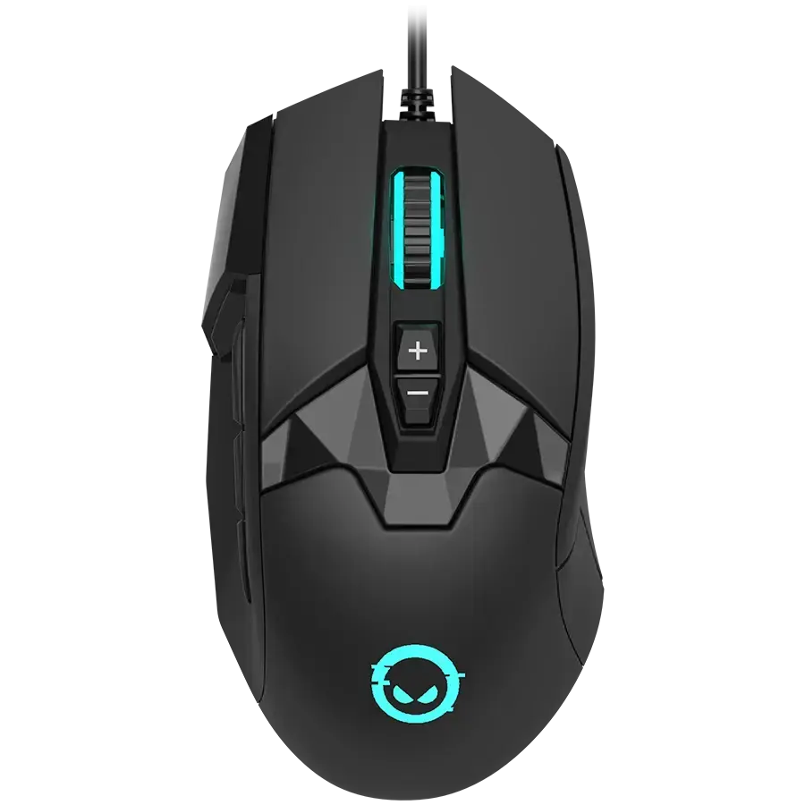 Игровая мышь Lorgar Stricter 579 RGB LCD Wired USB Black (LRG-GMS579) фото1