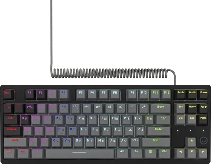 Игровая клавиатура Lorgar Azar 514TKL EN/UA Mechanical RGB Black (LRG-GK514TKL-BK-UA)