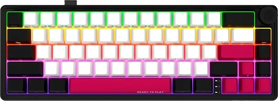 Игровая клавиатура Lorgar KBP70MW Wireless Mechanical Pro Black-Red (LRG-KBP70MW-BK-US) фото1