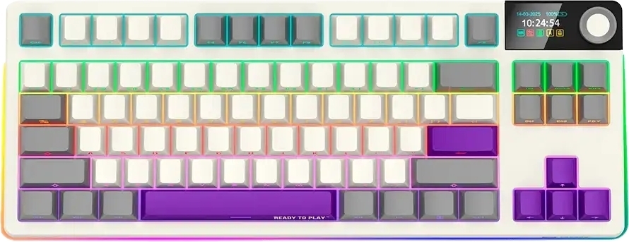 Игровая клавиатура Lorgar KBP70TKLW Wireless TKL Mechanical Pro Beige (LRG-KBP70TKLW-RT-US) фото1