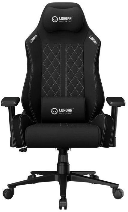 Кресло игровое Lorgar CHA41 Black/white (LRG-CHA41-BK-WH) фото1