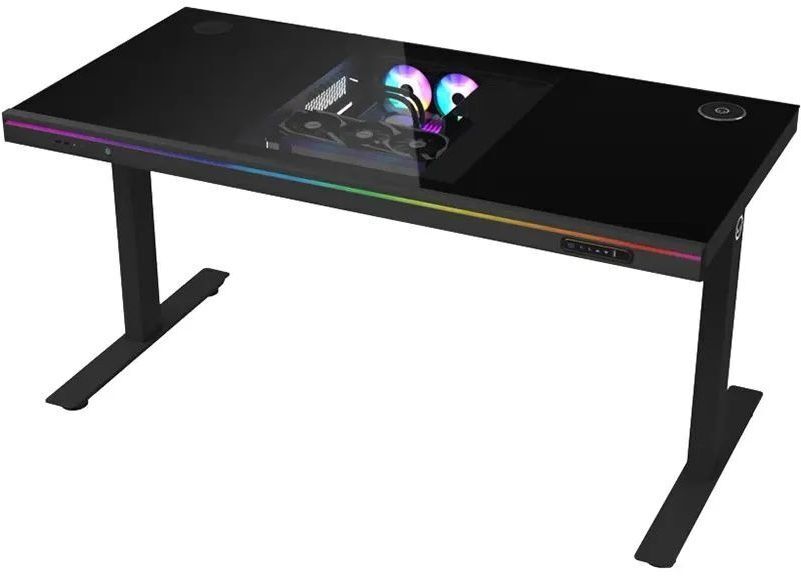 Стол игровой Lorgar ELITE 90G Glass Black (LRG-DE90G) фото1