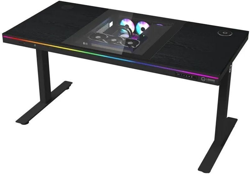 Стол игровой Lorgar ELITE 90W Wood Black (LRG-DE90W) фото1