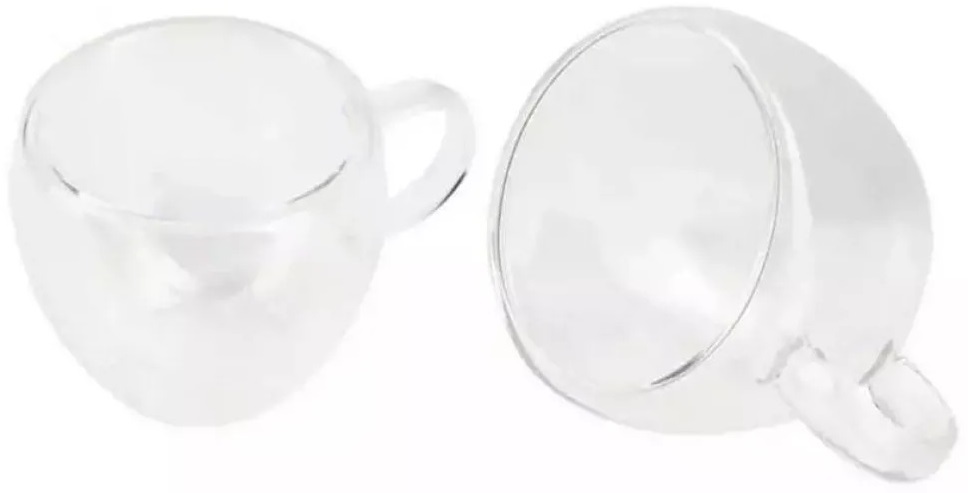 Набор стеклянных чашек Bergner Coffee & tea lovers, 100 мл, 2 шт (BG-20114-MM) фото1