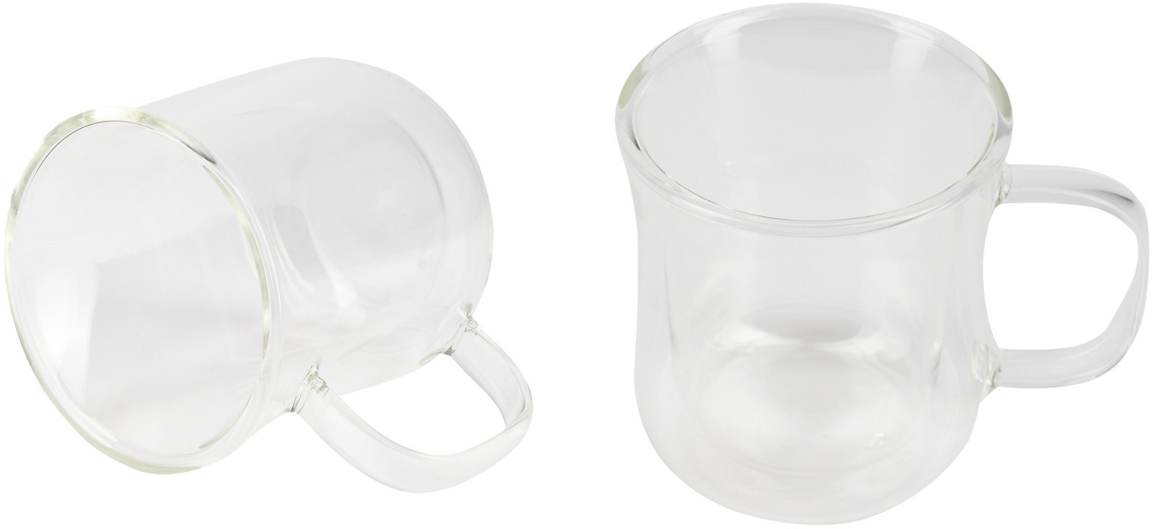 Набор стеклянных чашек Bergner Coffee & tea lovers, 230 мл, 2 шт (BG-20115-MM) фото1