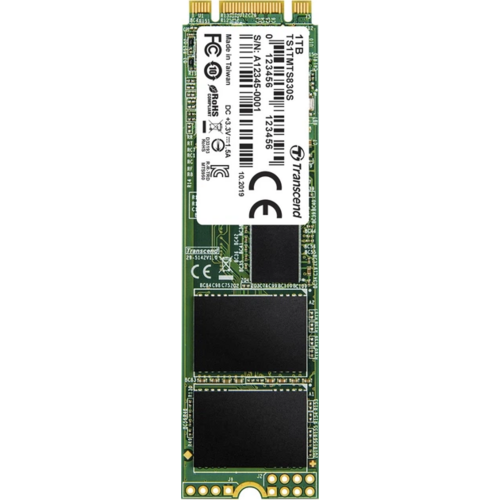 SSD-накопитель Transcend MTS830S 1TB M.2 SATA SATA III 3D-NAND TLC (TS1TMTS830S)