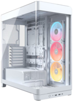 Корпус Corsair FRAME 4500X LX-R RGB iCUE LINK Panoramic Glass Mid-Tower White (CC-9011317-WW)