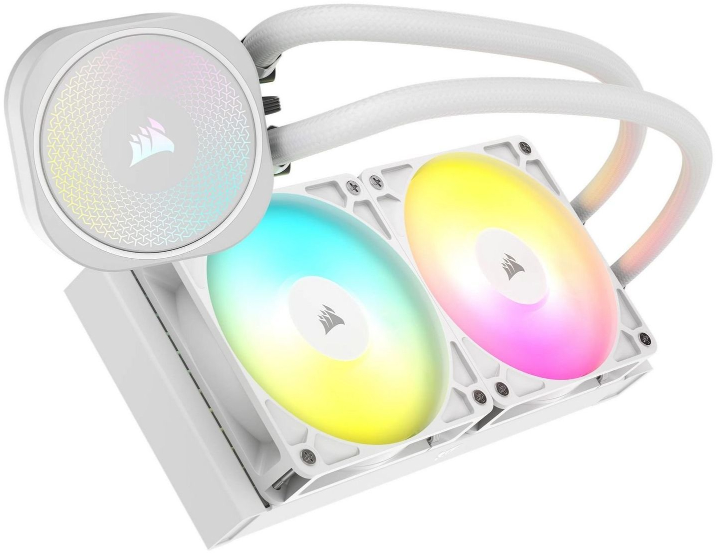 Система жидкостного оxлаждения Corsair NAUTILUS 240 RS ARGB White (CW-9060094-WW) фото1