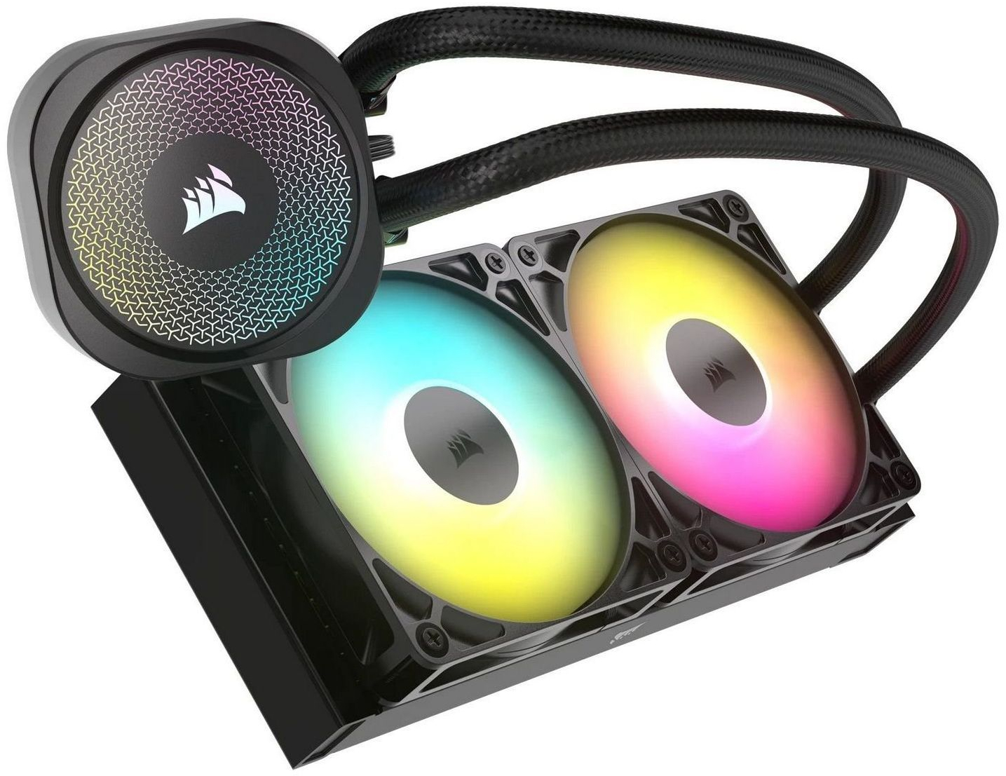 Система жидкостного оxлаждения Corsair NAUTILUS 240 RS ARGB Black (CW-9060092-WW) фото1