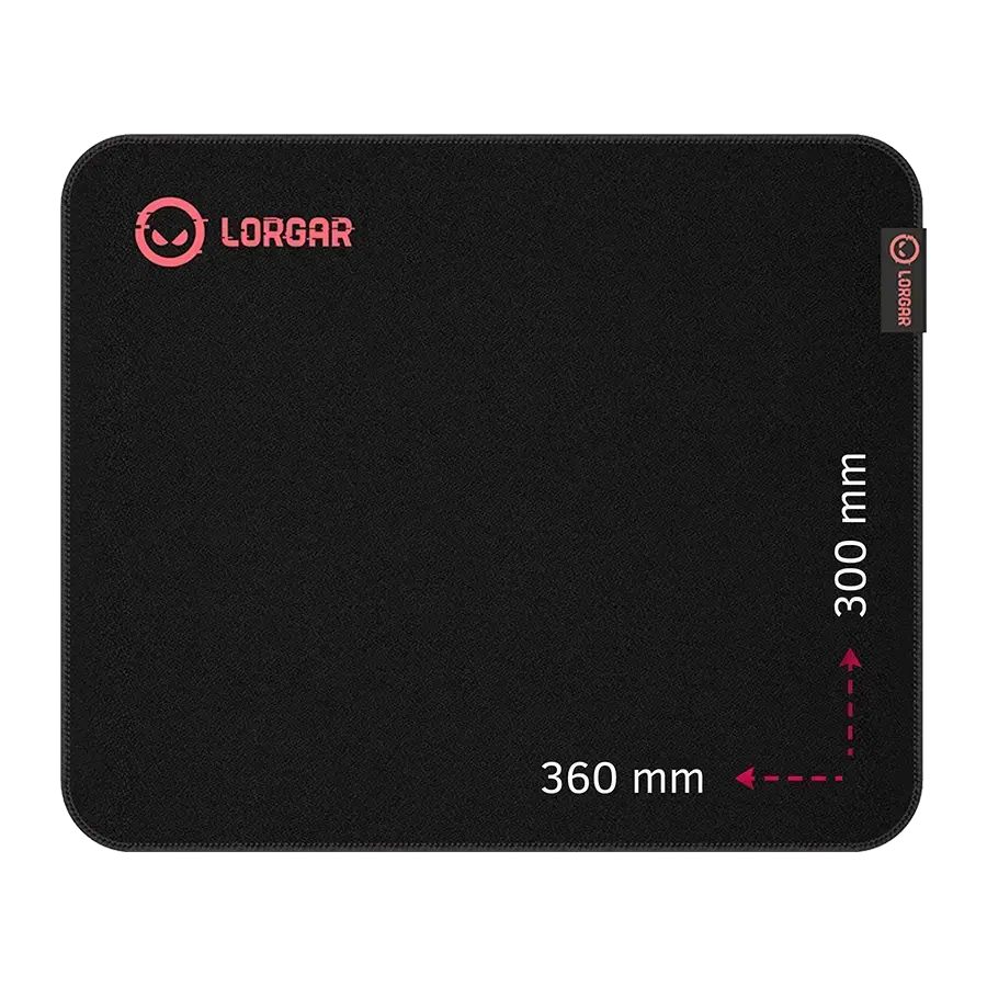 Игровая поверхность Lorgar Main 323 Black/Red (LRG-GMP323) фото1
