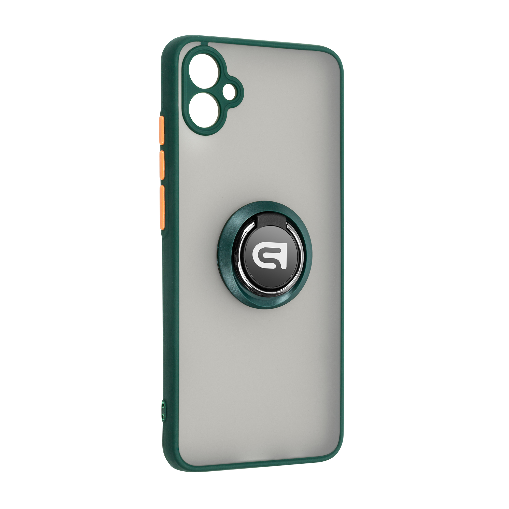Чехол ArmorStandart Frosted Matte Ring для Samsung A04e (A042) Dark Green (ARM68347) фото1