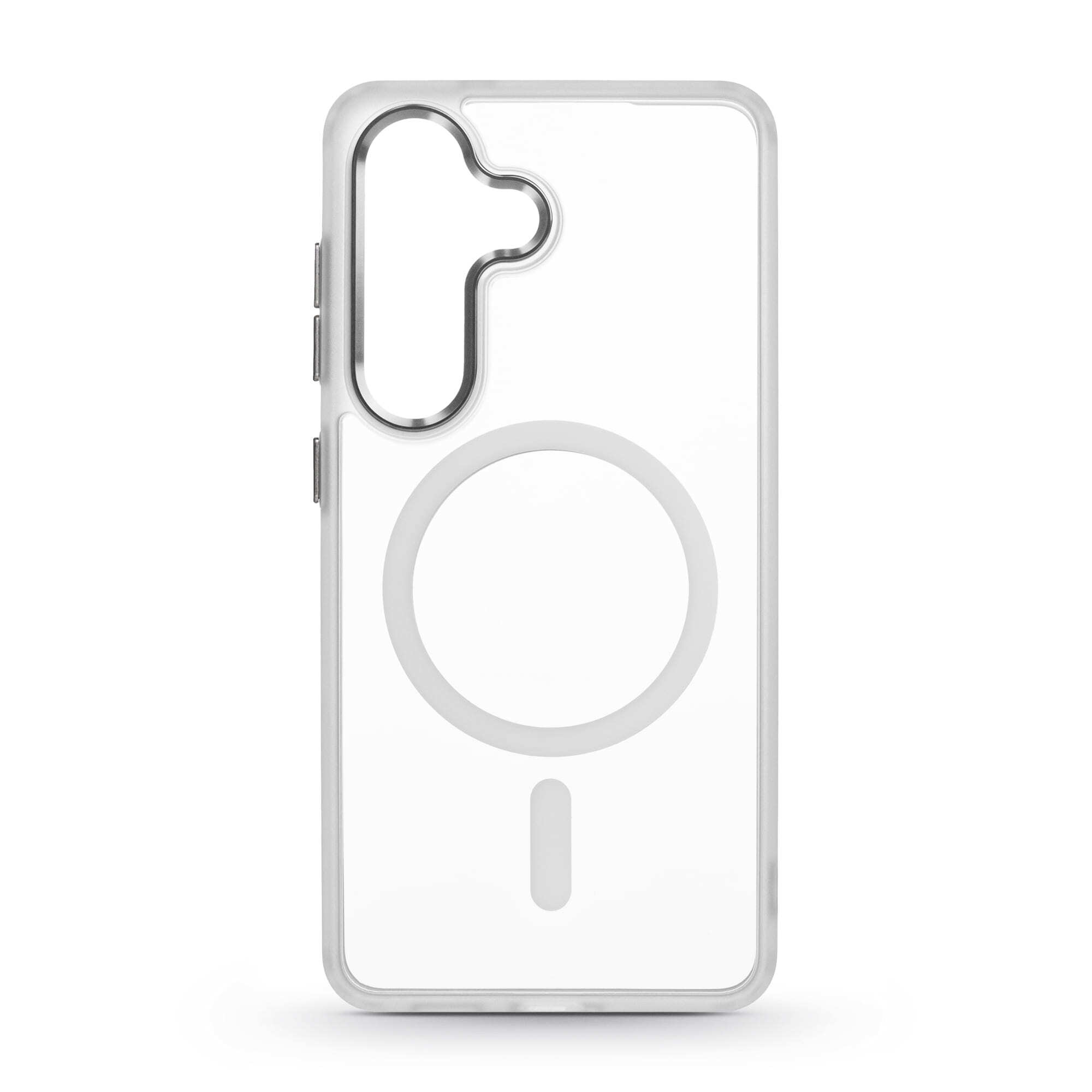 Чехол ArmorStandart Unit MagCase для Samsung S26 5G Matte Clear Silver (ARM88802) фото1