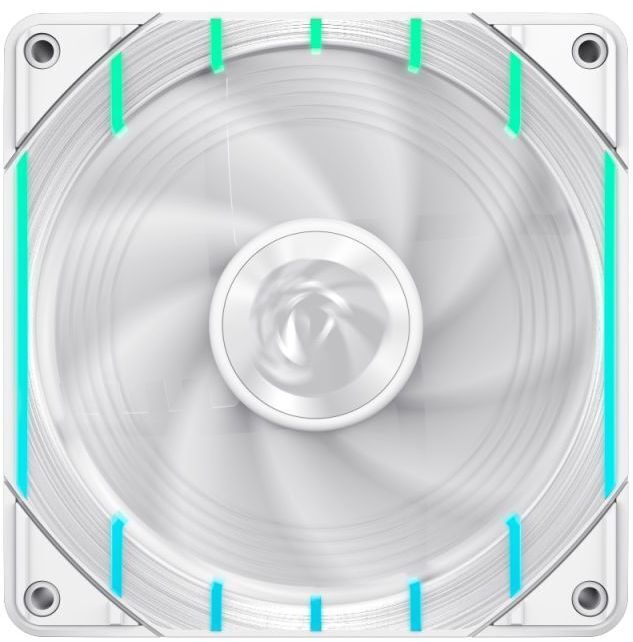 Вентилятор для корпусу 120мм GAMEMAX White (Tornado T12 ARGB-W) фото1