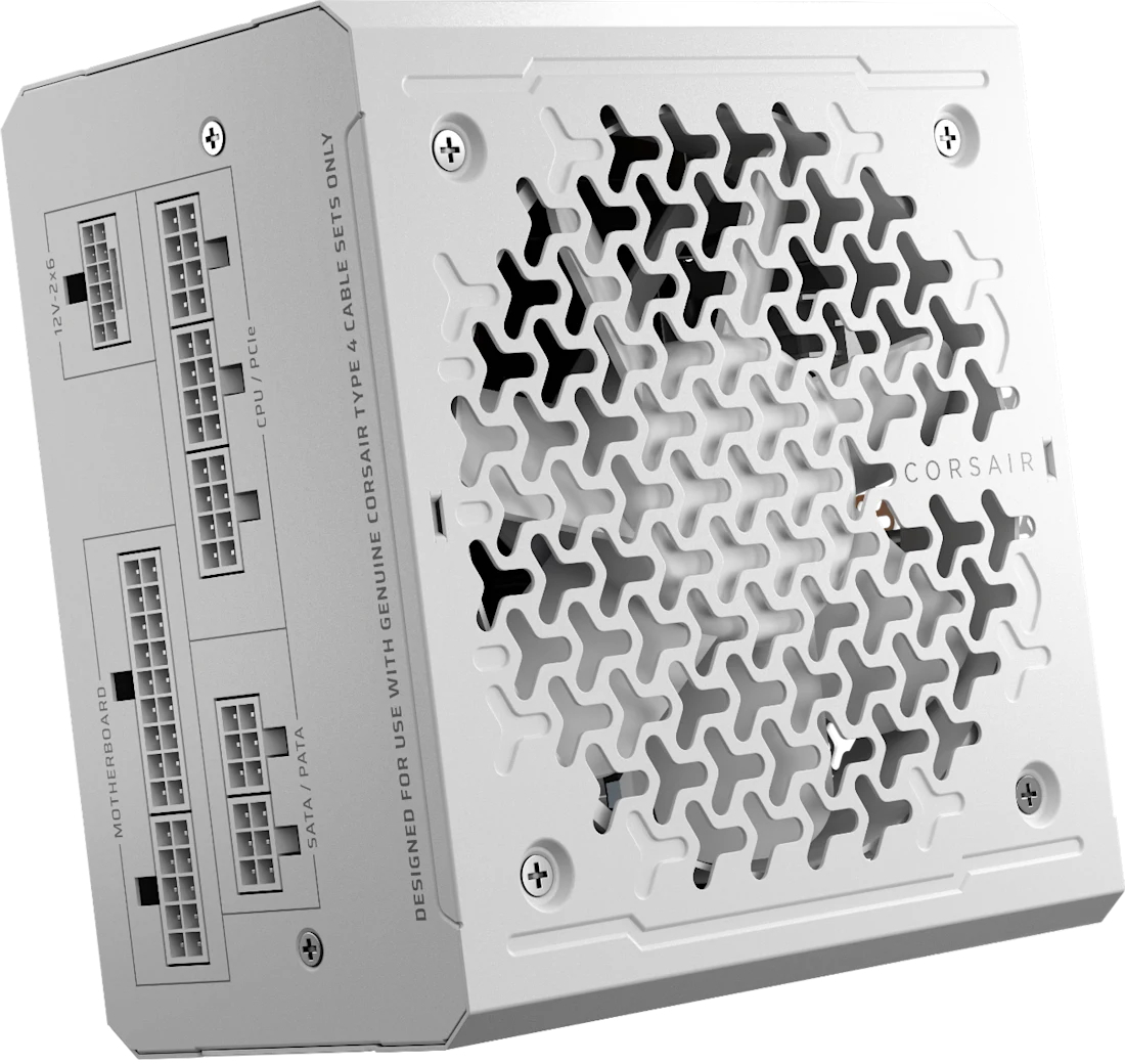 Блок живлення Corsair RM850e 850W Gold White (CP-9020293-EU) фото1