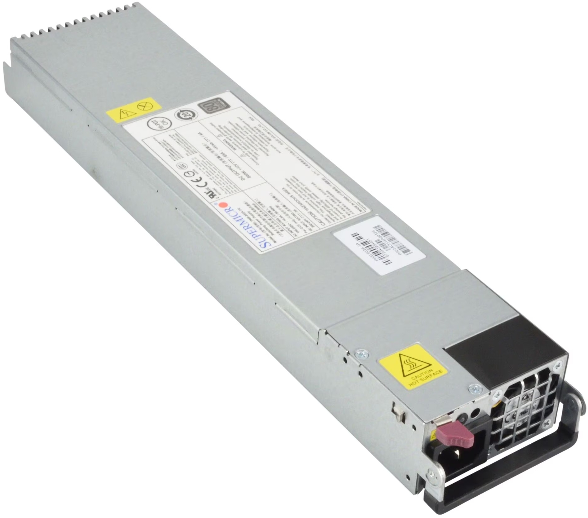 Блок живлення Supermicro PWS-802A-1R 800W 1U (PWS-802A-1R) фото1