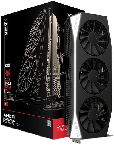 Видеокарта XFX Mercury Radeon RX 9070 XT Gaming Edition (RX-97TMERCB9) фото1