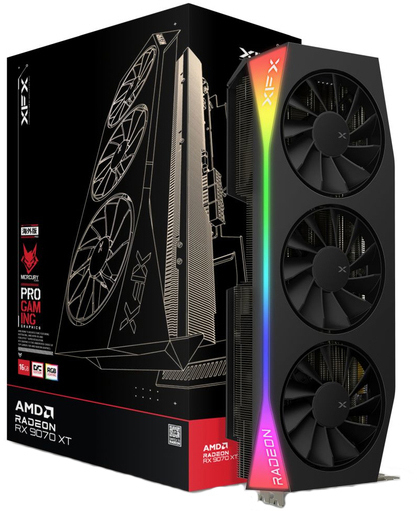Видеокарта XFX Mercury Radeon RX 9070 XT OC Gaming Edition RGB (RX-97TRGBBB9) фото1