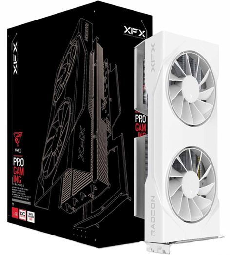 Видеокарта XFX Radeon RX 9060 XT Swift OC White Gaming Edition (RX-96TSW8GWQ) фото1