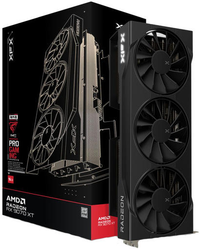 Видеокарта XFX Swift Radeon RX 9070 XT Triple Fan Gaming Edition (RX-97TSWF3B9) фото1