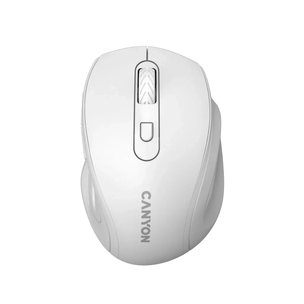 Мышь Canyon OnClick 20 Ergonomic Silent Wireless White (CNE-CMSW20W) фото1