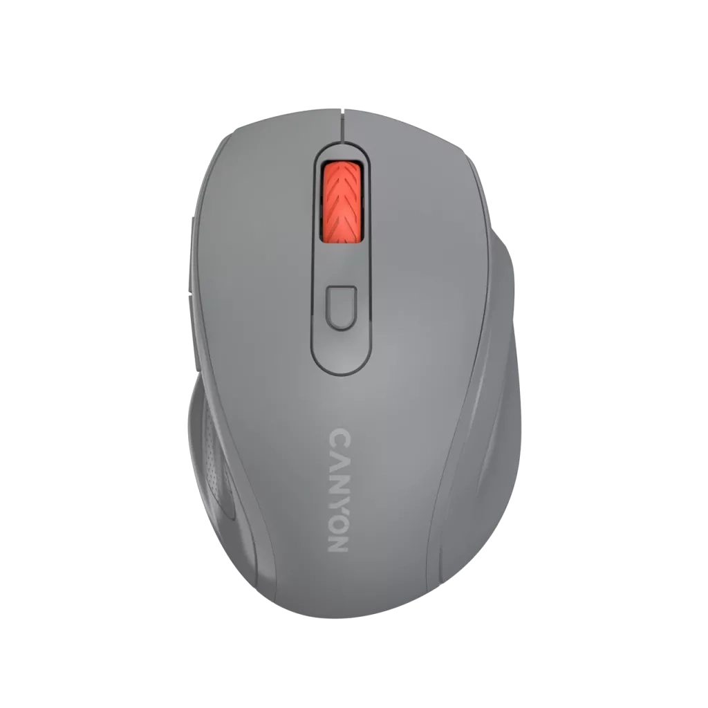 Мышь Canyon OnClick 20 Ergonomic Silent Wireless Dark Grey (CNE-CMSW20DG) фото1
