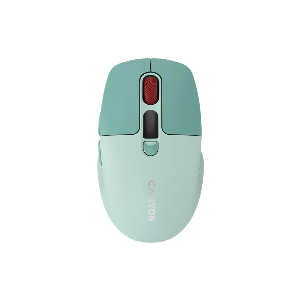Мышь Canyon MW-26 LCD Silent Dual Mode Wireless Green (CNS-CMSW26GR) фото1