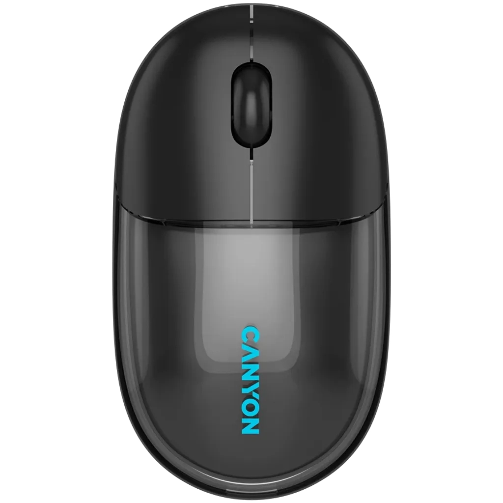 Мышь Canyon OnClick 24 Wireless Transparent Black (CNS-CMSW24B) фото1