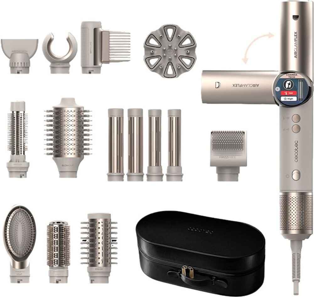 Стайлер Cecotec AirGlam 14in1 Flex Champagne (A01_EU01_114727) фото1