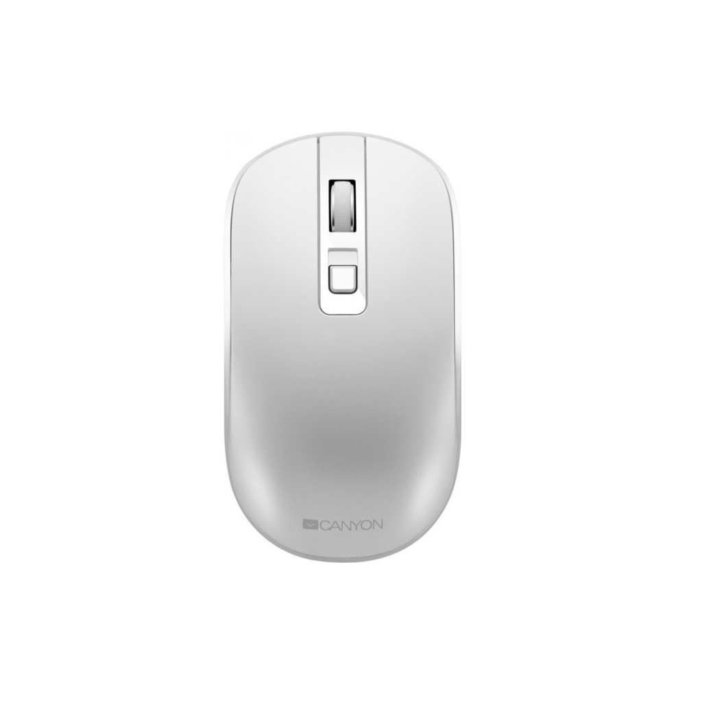 Мышь Canyon MW-18 Wireless Charge Pearl White (CNS-CMSW18PW) фото1