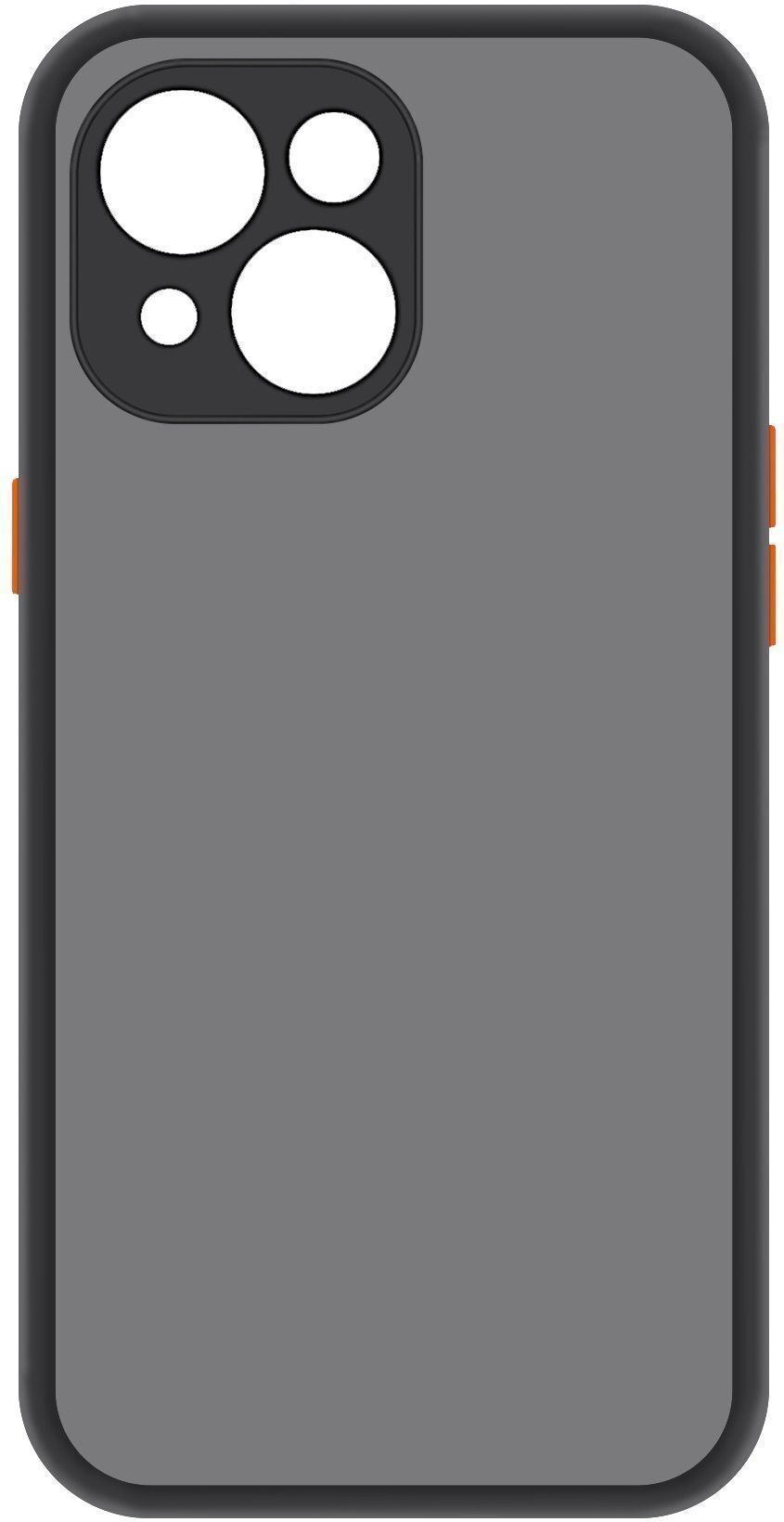 Чехол MakeFuture для Apple iPhone 14 Frame Black (MCF-AI14BK) фото1