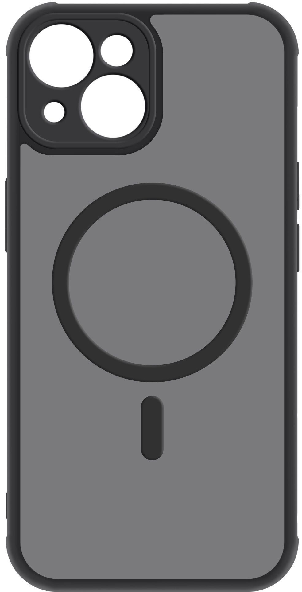 Чехол MakeFuture для Apple iPhone 15 Frame Magnet Black (MCFM-AI15BK) фото1