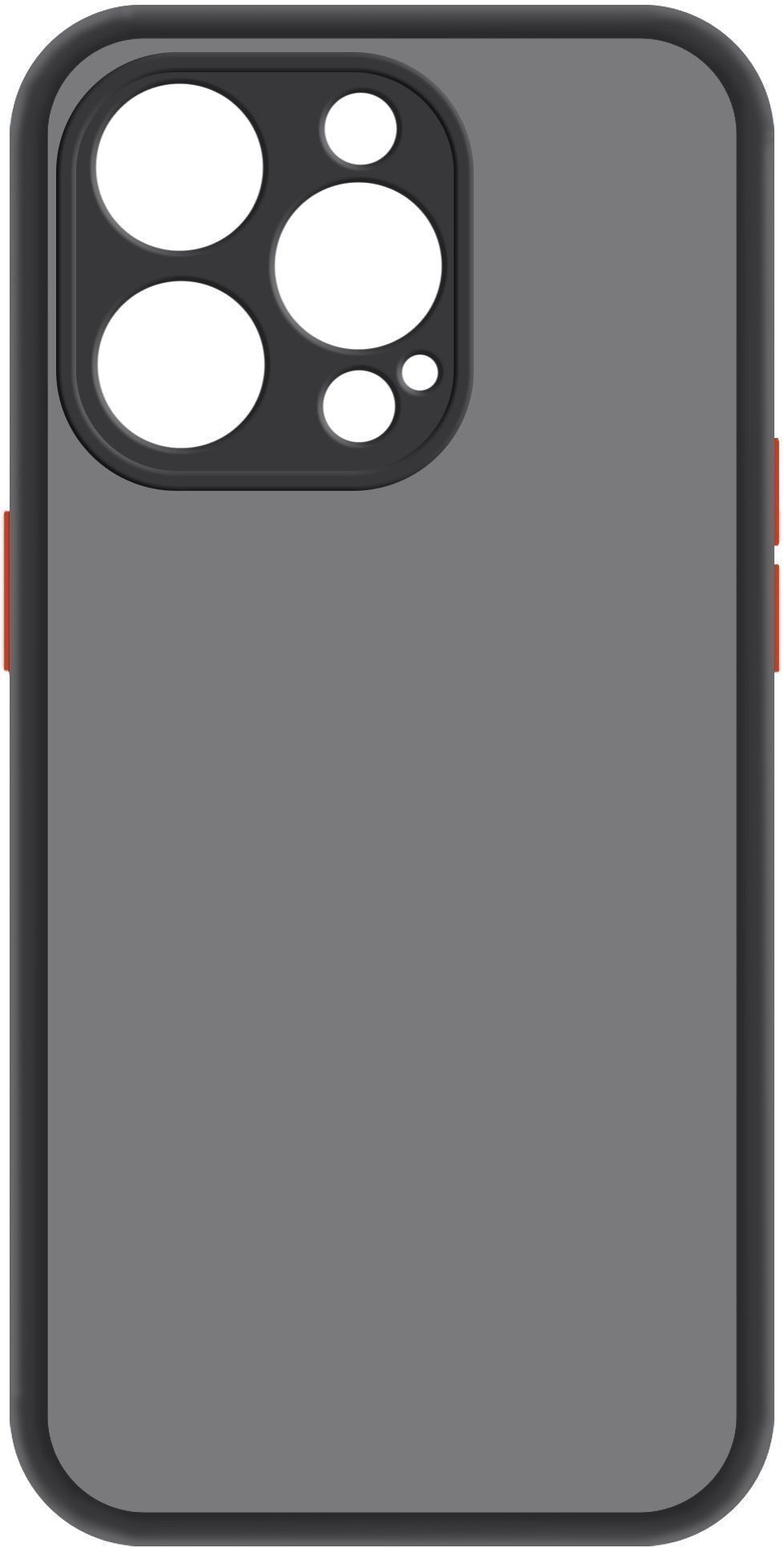 Чехол MakeFuture для Apple iPhone 15 Pro Max Frame Black (MCF-AI15PMBK) фото1