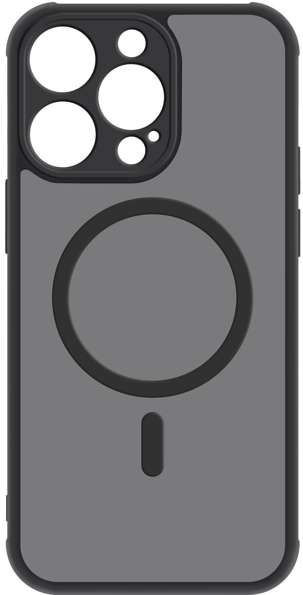 Чехол MakeFuture для Apple iPhone 15 Pro Max Frame Magnet Black (MCFM-AI15PMBK) фото1