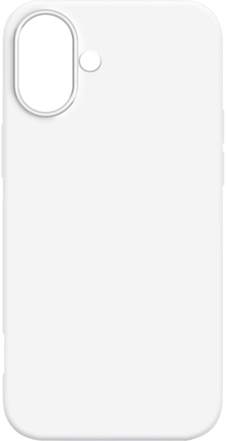 Чехол MakeFuture для Apple iPhone 16 Plus Silicone White (MCL-AI16PLWH) фото1